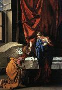 Orazio Gentileschi Annunciation   77 oil